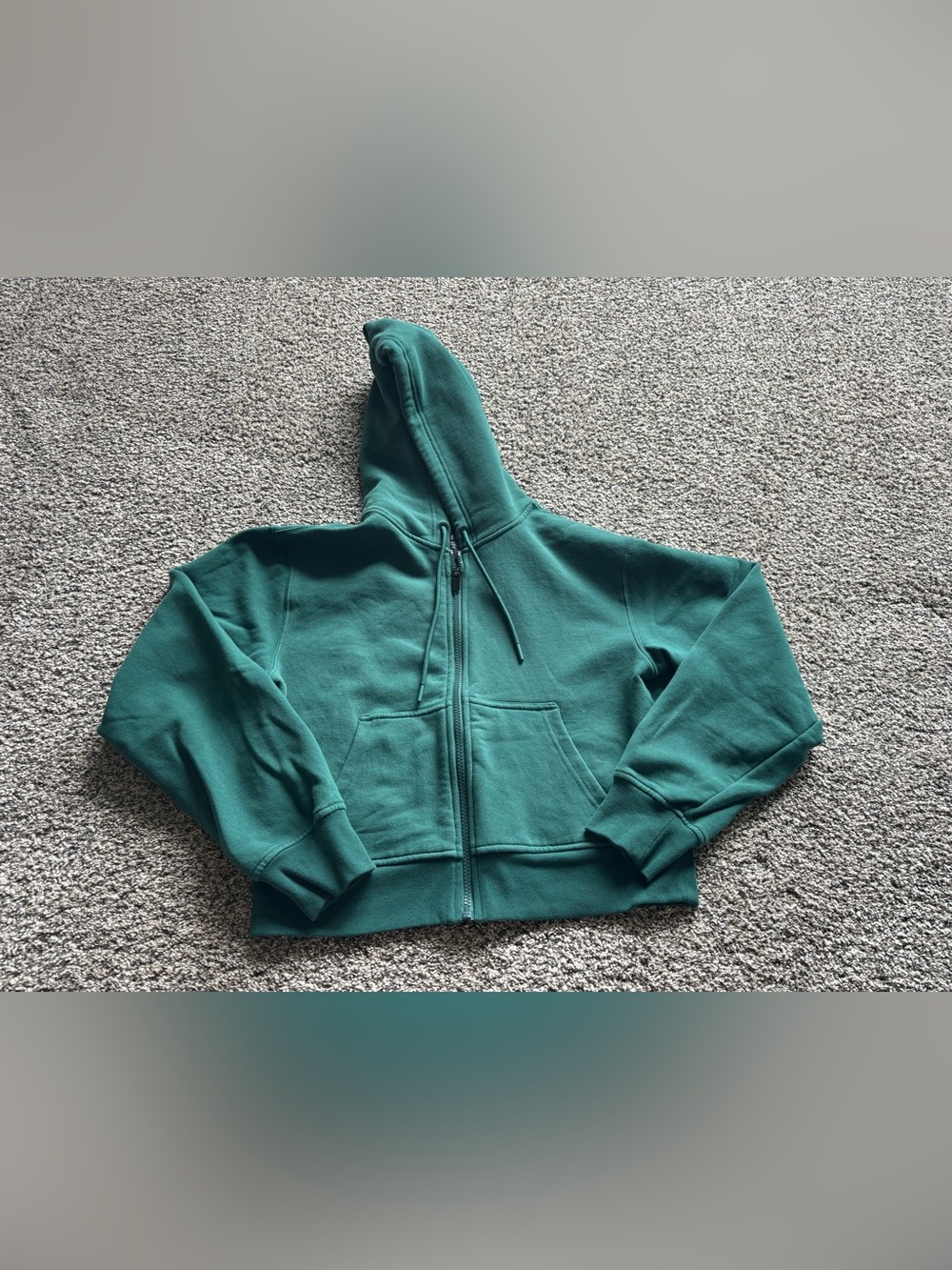 Athleta Forever Fleece Full Zip Sweatshirt Sz XS